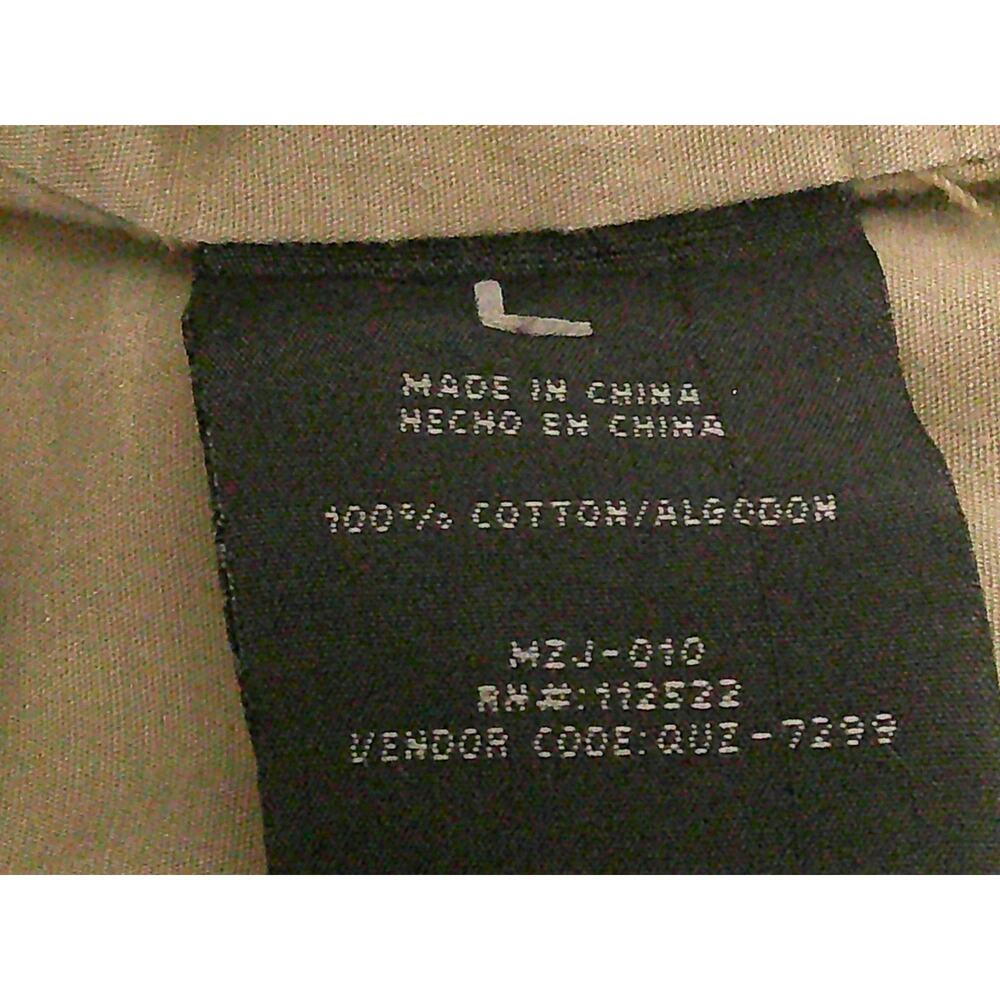 Micros Clothing Mens Khaki Military Utility US Army Field Jacket Coat Size Large - Picture 10 of 13